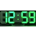 thumbnail image 1 of 2026 Modern Digital LED Wall Clock Table Desk Night Electric Clock Alarm Watch Multi-Functional LED Clock 24 or 12 Hour Display Green, 1 of 4