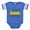 Royal Blue, variant on CafePress - Ukraine Strong - Cute Infant Baby Football Bodysuit
