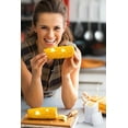 thumbnail image 4 of 2 Pack Butter Spreader with Built-In Cover, Plastic，White, 4 of 5