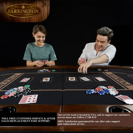 Barrington - Premium Texas Hold'em 10-Player Poker Table