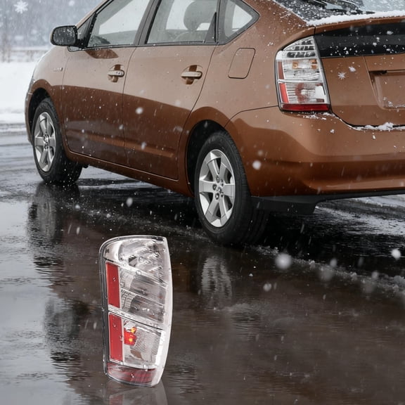 Tail Light For 2004-2009 Toyota Prius Driver Side Assembly(Bulb Not Included​)