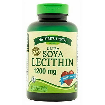 Nature's Truth Ultra Soya Lecithin 1200 mg, 120 ea (Pack of 3)