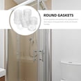 thumbnail image 4 of ETHZZLE 500 Pcs Rondelles Rondes en Vinyle Transparent Joints Plats à Vis pour Remplacement de Poignée de Douche, 4 of 8