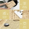 thumbnail image 4 of HOMERRY 9' x 12' Modern Washable Area Rug for Living Room Indoor Abstract Carpet, Natural, 4 of 5