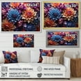 thumbnail image 4 of Designart "Dahlia landscape Vibrant Composition I" Floral Canvas Print, 4 of 5