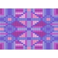 thumbnail image 1 of Ahgly Company Machine Washable Indoor Rectangle Transitional Purple Mimosa Purple Area Rugs, 2' x 3', 1 of 7