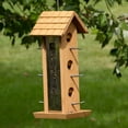 thumbnail image 6 of Perky-Pet Brown Wood Tin Jay Wild Bird Feeder - 2 lb Capacity, 6 of 7