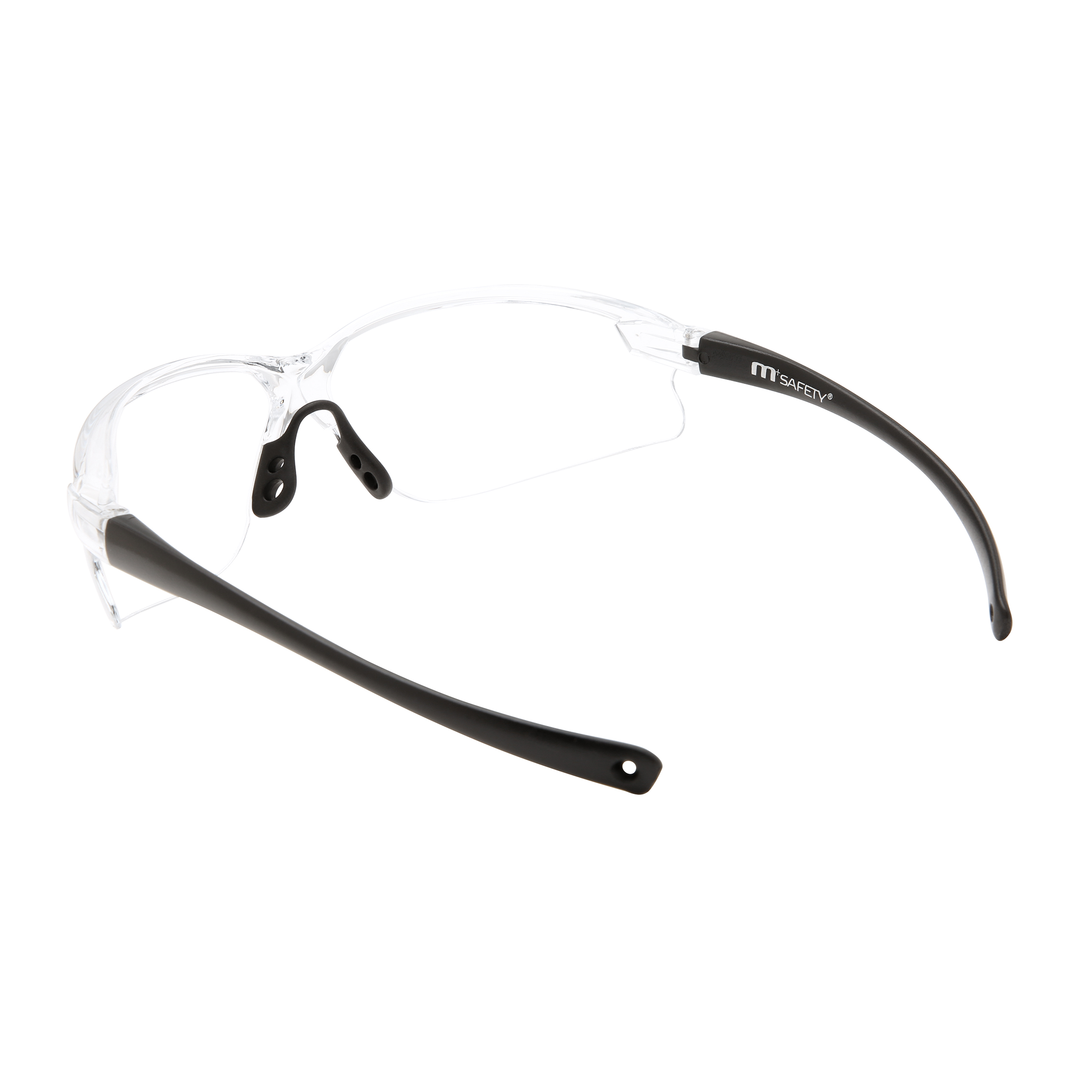 M+ Safety Glasses, Unisex, MS380569DCOLPK 2-Packs Lens Crystal, 2 units