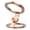 Gold#723-111, variant on Double-Sided 360° Phone Grip Holder Metal Ring Stand with Kickstand Compatible for Desk Gym Travel