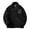 Black-A, variant on IYTR Mens Oversized Jackets Zipper Lapel Solid Color Long Sleeve Jacket Casual Corduroy Retro Jacket with Pocket Dark Blue XL