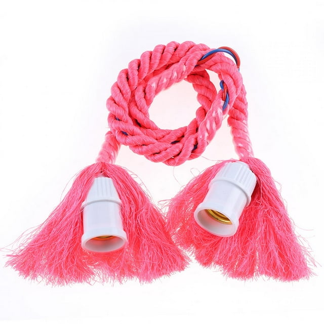 Lamp Holder,E27 Creative Nylon Rope Ropr Holderfor Bulb Bulb Holder Solid Performance