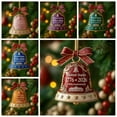 thumbnail image 4 of HAITIANS USA 250th Anniversary Bell Ornaments, 2025 Christmas Tree Hanging Decorations, 2d Vintage Christmas Ornaments, Acrylic Hanging Bell For Patriotic Holidays Home Garden Party, 4 of 5