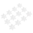 thumbnail image 2 of 12 piezas de adornos de copos de nieve de acrílico transparente para vacaciones, copos de nieve de 3 agujeros de 5,5 cm (copos de nieve de 5,5 cm con 3 agujeros), 2 of 8