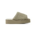 thumbnail image 4 of Dearfoams Cozy Comfort Women's Platform Terry Slide Slipper, 4 of 5