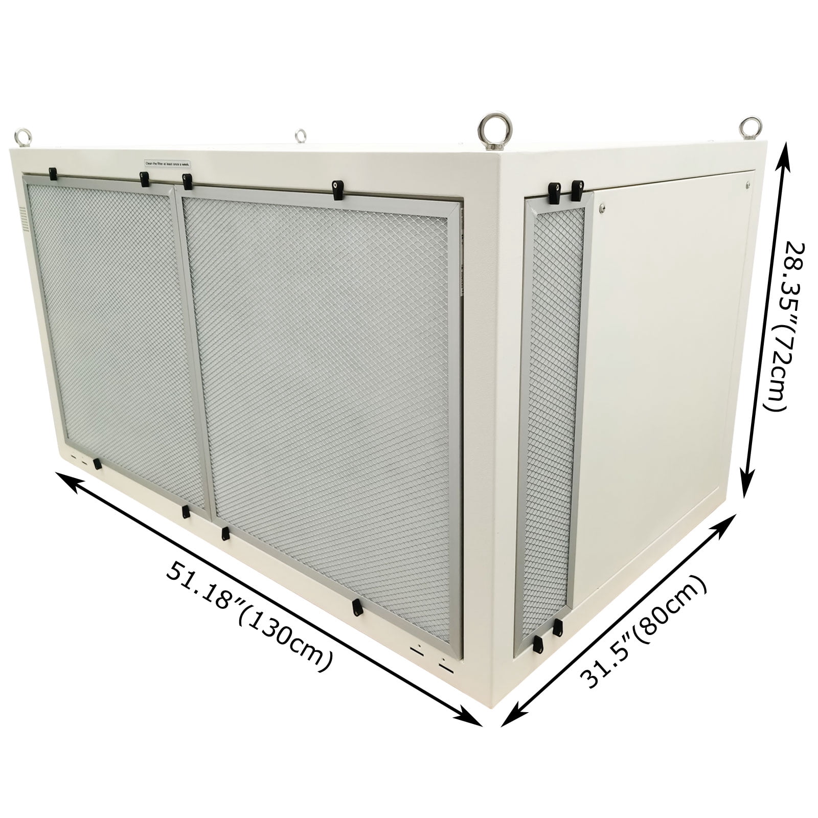 Ceiling Mounted Indoor Dehumidifier Greenhouse Planting Dehumidifier