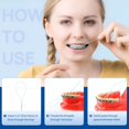 thumbnail image 2 of ACDANC Super Strong Dental Floss Threaders for Braces&Implants,210 Count Value Pack,Easy Clean Bridges&Crowns, 2 of 10