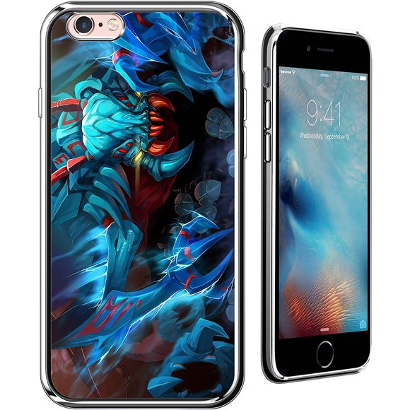 Futuristic Alien Creature | Luxendary Chrome Series Designer case for iPhone 6/6s in Silver Trim