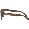 thumbnail image 4 of Oakley Kids Oj9006 Frogskins Xs Round Sunglasses Matte Brown Tortoise/Prizm Tungsten 53 Millimeters, 4 of 6