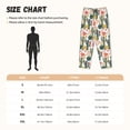 thumbnail image 4 of Lsque Summer Cactus With Blooming Print Women's Pajama Pants, Lounge Pant - Comfortable Home Wear,Elastic Waistband, Stylish Design-Small, 4 of 9