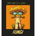 thumbnail image 2 of My Dad Is A Real Fungi Dad Jokes for Father's Day Adult Black Crew Neck Short Sleeve Tee-Medium, 2 of 2