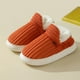 thumbnail image 5 of Zapatilla Cálida Interior Zapatos de felpa informales para hombre y mujer, Zapatos antideslizantes con forro de piel, ligeras para el invierno Likrtyny Tenis De Mujer Tenis De Hombre, 5 of 5