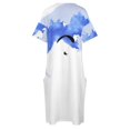 thumbnail image 4 of Vestido holgado de parapente con bolsillo estilo coreano elegante, 4 of 6