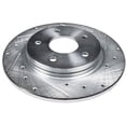 thumbnail image 6 of Detroit Axle - Rear Brake Rotors for 2011-2020 Jeep Grand Cherokee Dodge Durango, Drilled and Slotted Disc Brake Rotors Replacement : 12.99" inch Solid Rotor, 6 of 7