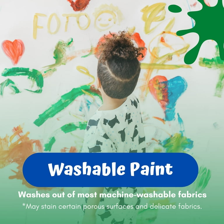 Rich Art Washable Tempera Paint For Kids - Non Toxic Premium Watercolor  Craft Paint In Midtones - Arts and Crafts Paint for Paper, Poster Board