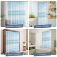 thumbnail image 5 of Gradient Aqua Blue Waterproof Shower Curtain, Large 72"x78" Washable Polyester Fabric Shower Curtains for Bathroom, Modern Rustic Minimalist Pastel Solid Decorative Bathtub Curtain Sets with Hooks, 5 of 9