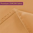 thumbnail image 2 of LAICAIW Nappe Rectangulaire 210 G/m2 - Nappe en Microfibre Robuste Résistante à l'Eau, Housse de Table Décorative pour Usage Extérieur et Intérieur (Orange, 60 x 60 Pouces), 2 of 7