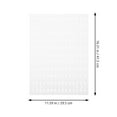 thumbnail image 2 of OULII Pegboard Storage Rack 1Set White 41.5x29.5cm for Wall Mount and Craft Room Organization, 2 of 7