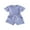 Purple, variant on Baby 2 Pcs Outfits Checkerboard Pattern Short Sleeve T-Shirt and Elastic Shorts Set for Toddler Girl Boy Cute Clothes