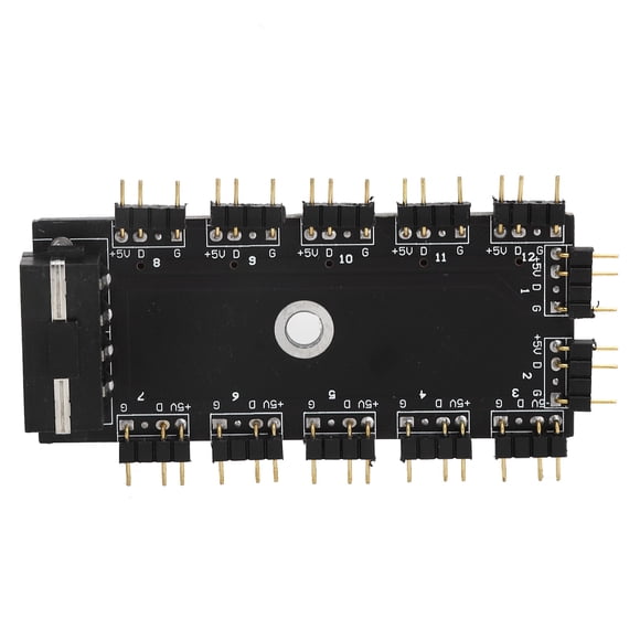Hub 11 Way Splitter Hub 3PIN ARGB Interface Extender RGB LED Control Device Accessories 5V