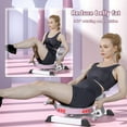 thumbnail image 4 of MotorGenic Foldable Ab Crunch Trainer Machine – Adjustable Core Workout Equipment for Home Gym, Toning & Strengthening Abs Pink, 4 of 11