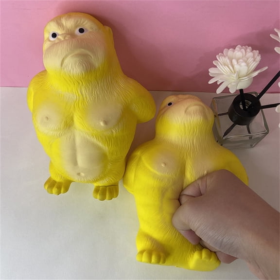 Sensory T oy Gorilla Shape Squishy Super Soft Sensory Stress Relief Squeeze Gadget Unique Relaxing T oy For Home Office Leisure Time Spring Celebration Party Favors Gift
