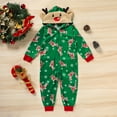 thumbnail image 4 of Viworld Family Matching Jumpsuit,Christmas Family Pajamas Hoodie Sleepwear Deer Holiday Pjs, 4 of 7
