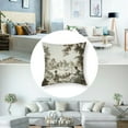 thumbnail image 5 of nygtbtfer Brown Toile Pillow Covers Throw Pillows Vintage Cottage Pillows Cases Set of 2 for Farmhouse Sofa Couch Living Room Bedroom Christmas Decor White, 5 of 7