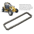 thumbnail image 3 of Drive Chain, 48 Links Chain Wear  Friction Reduction High Strength  for 150cc 250cc Go Kart, 3 of 8