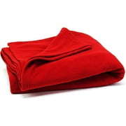 Angle View: Mainstays Ms Fleece Blkt Full Red Sedona