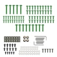 thumbnail image 2 of koolsoo Complete Set Motorcycle Windscreen Fairing Bolts Fastener Clips Screw Green, 2 of 9