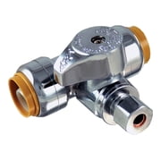Cash Acme UR24983A 0.5 x 0.5 x 0.25 in. Compression Stop Brass Fitting