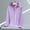 001 Purple, variant on Women's Sun Protective Ice Silk Long Sleeve Tops Casual Solid Sports Hooded Breathable Lightweight Zipper Jacket