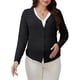 thumbnail image 1 of CAMISAS DE MATERNIDAD CHIC PARA MUJERES INSPIRE, CAMISAS DE EMBARAZO DE MANGA LARGA, CUELLO EN V, TOPS DE LACTANCIA FALSOS DE 2 PIEZAS, TALLA 2XL, NEGRO, 1 of 6