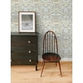 thumbnail image 3 of NextWall Gray Acanthus Floral Peel and Stick Wallpaper, 3 of 8