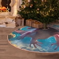 thumbnail image 6 of Daiia Cute Underwater Axolotl Drawing Merry Christmas Tree Skirt , Xmas Large Lace-up Tree Skirt, Santa Snowflakes Rustic Home Decorations New Year Party Farmhouse Decor-36", 6 of 7