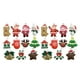 thumbnail image 1 of 22 Uds colgantes de Navidad colgante proyectos decorativos de resina muñeco de nieve surtido de dijes de Navidad para pulseras bolsos hogar, 1 of 9