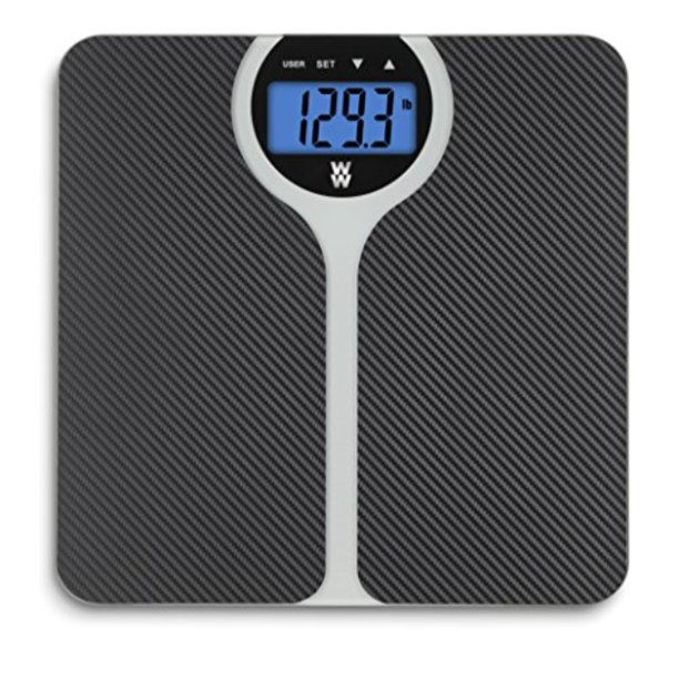 weight watchers by conair digital precision bmi bathrom scale; shows