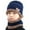 Navy, variant on NOKIO Unisex Kids Cozy Fleece Lined Hat And Snood Set Children'S Knit Beanie And Neck Warmer Contrast Colors Knitted Warm Winter Hats For Kid Hat Scarf Two Piece Set