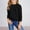 Black#009, variant on Girls Sweatshirts Cable Knit 9-10 Long Sleeve Fall Casual Crewneck Sweaters Soft Pullover Top Fashion Blouse for Girls Black 9-10