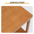 thumbnail image 4 of Xilee 2 Tier End Table, Small Side Table with Solid Wood Legs,Outdoor Side Table with Storage Shelf Narrow Nightstand Bedside Table for Small Spaces, Bedroom, Living Room, Farmhouse, No-Tool Assembly, 4 of 7